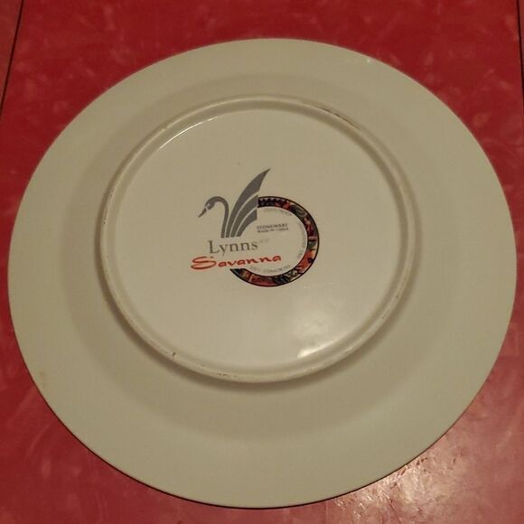 Lynns Stoneware Savanna Rim Dinner Plate 10 5/8" - Picture 6 of 7
